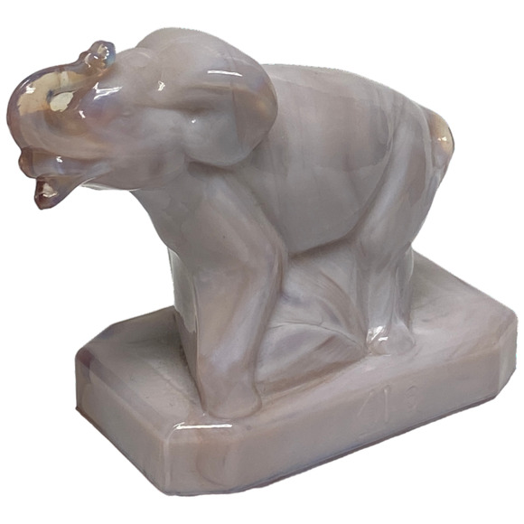 Zack the Elephant Boyd Art Glass Retired 1996 Mystique Grey - Picture 11 of 13